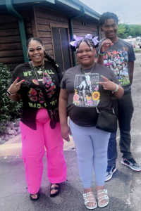 Avianca Culberson and her two children Zyion and Zamiya 